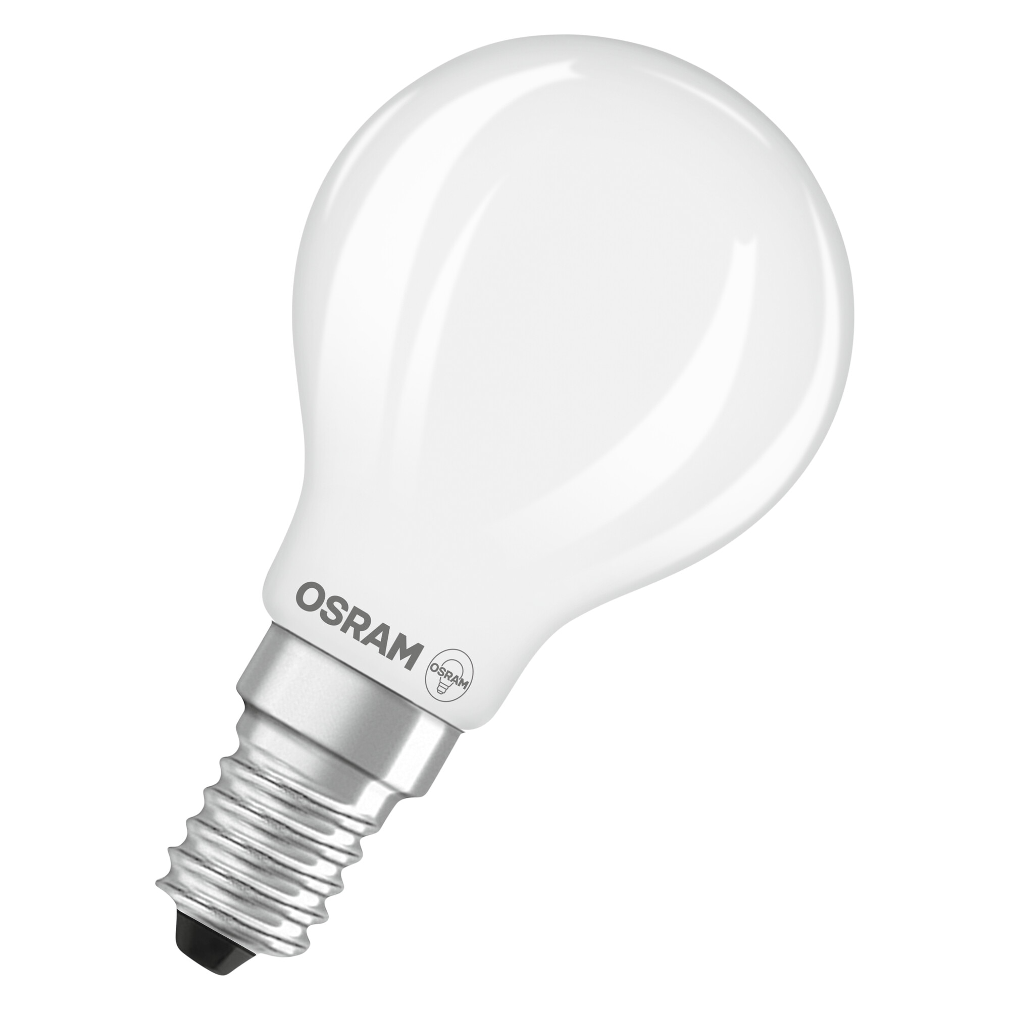 Imagen 0 de Bombilla LED Esférica Cristal Mate E14 5,5W Luz Cálida Osram