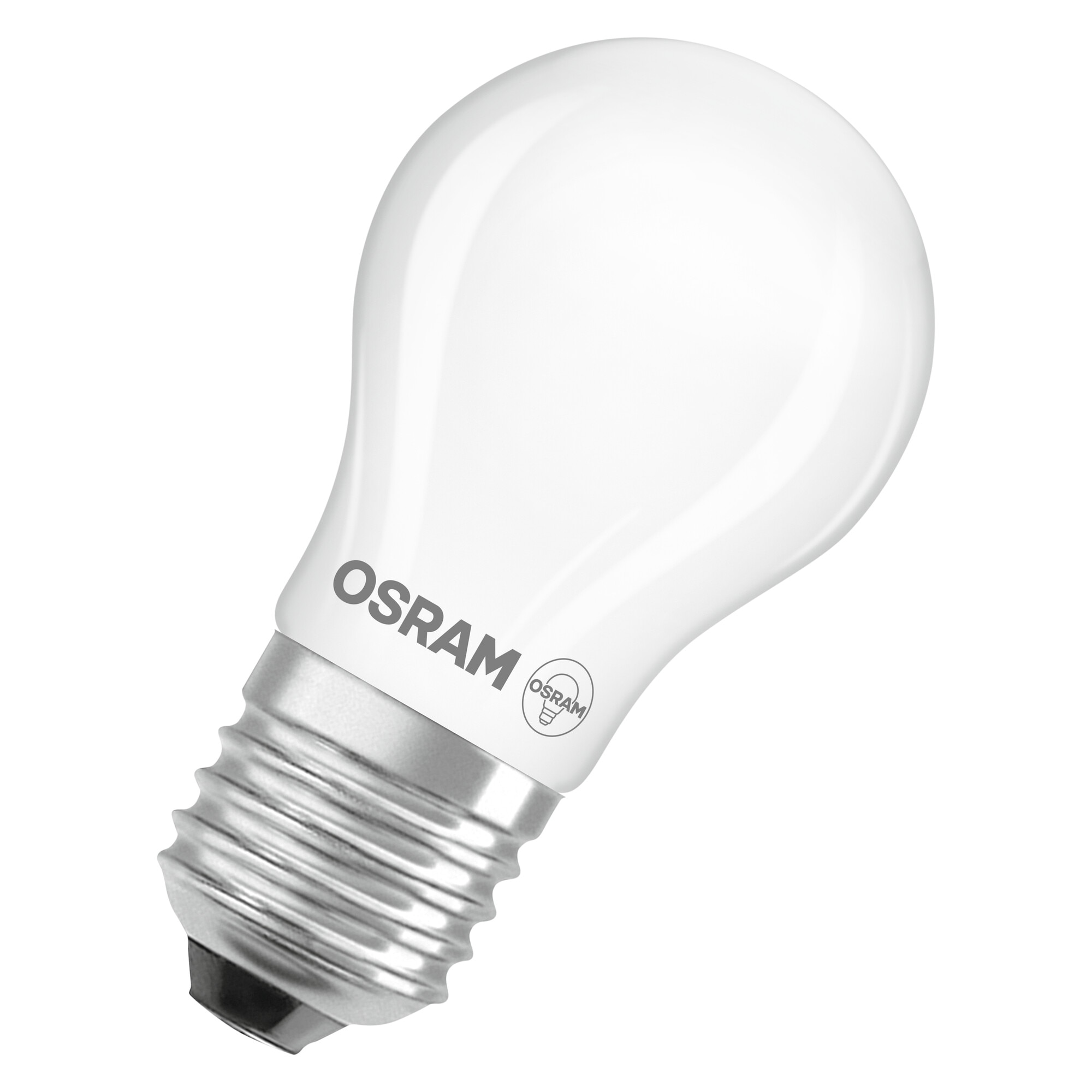 Imagen 0 de Bombilla LED Esférica Cristal Mate E27 4W Luz Cálida Osram