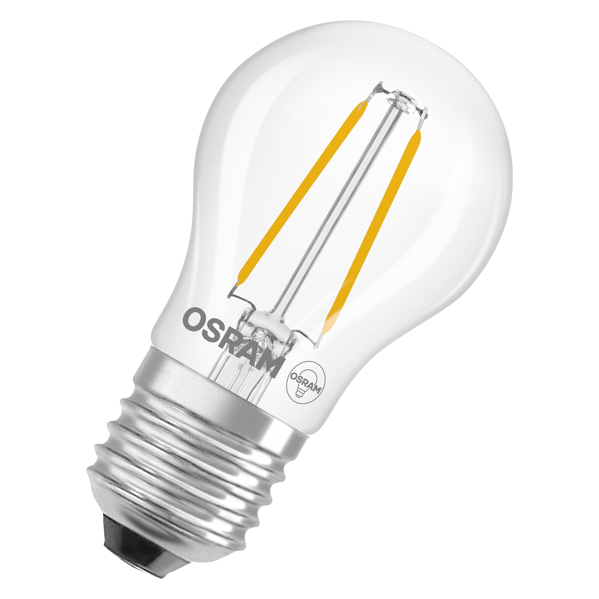 Imagen 0 de Bombilla LED Esférica Cristal Filamento E27 2,5W Luz Cálida Osram