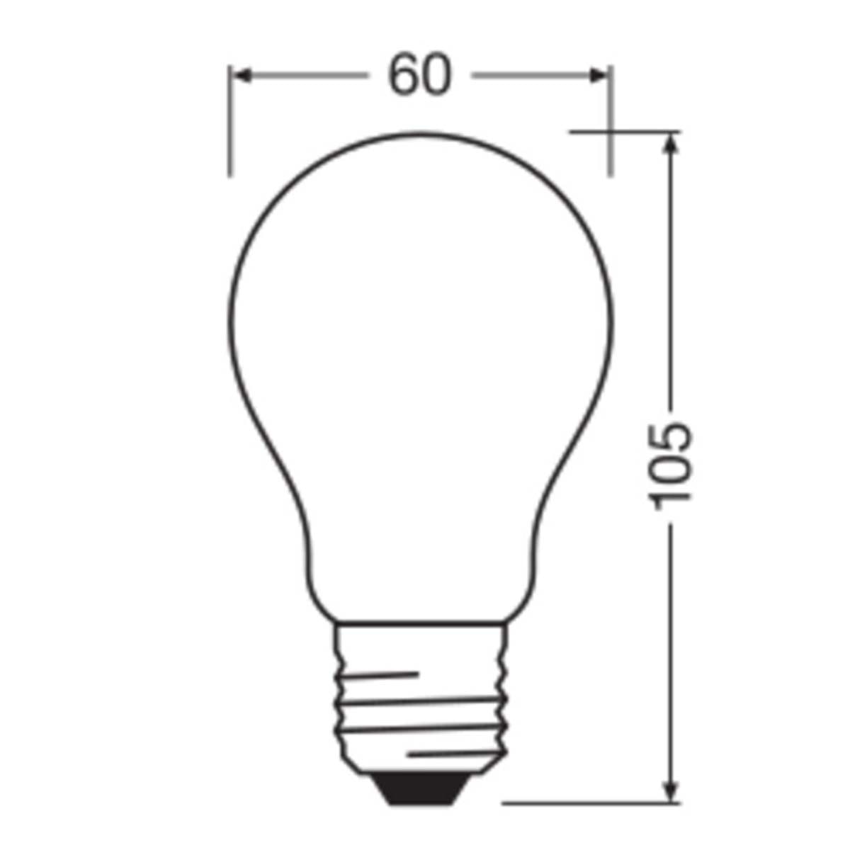 Bombilla LED Estándar Cristal Mate 11,6W 4000K E27 (Efic. Energética A) Blanco-2