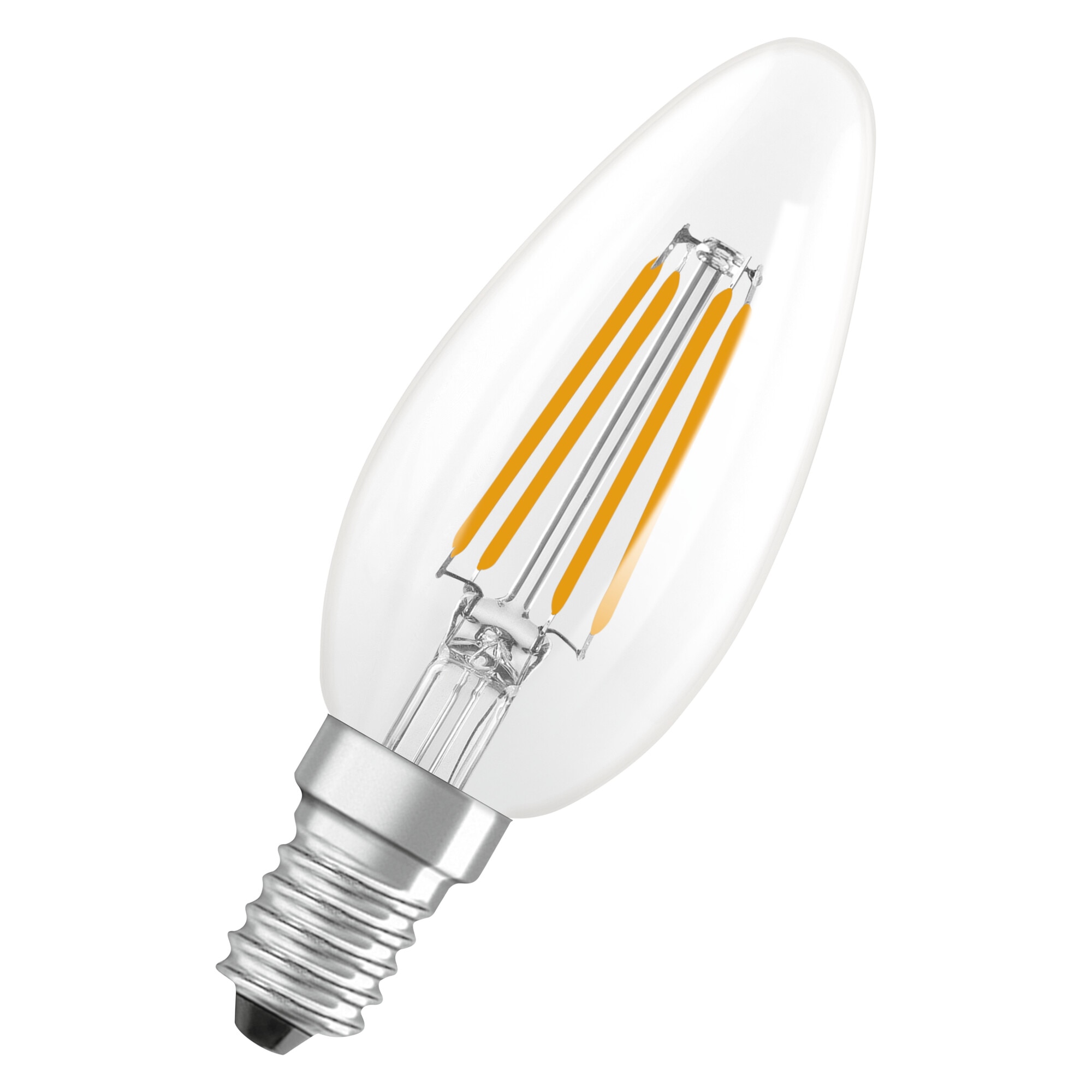 Imagen 0 de Bombilla LED Vela Cristal Filamento 3,8W 2700K E14 (Efic. Energética A)