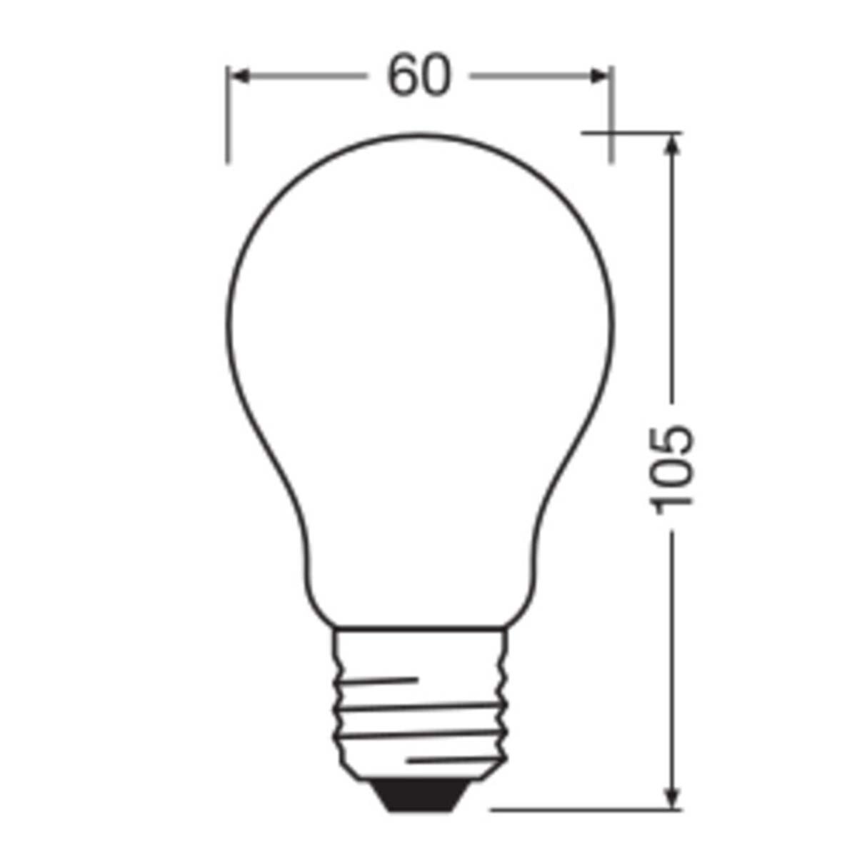 Pack de 3 Bombillas Estándar Cristal Mate 7,2W 4000K E27 (Efic. Energética A) Blanco-2