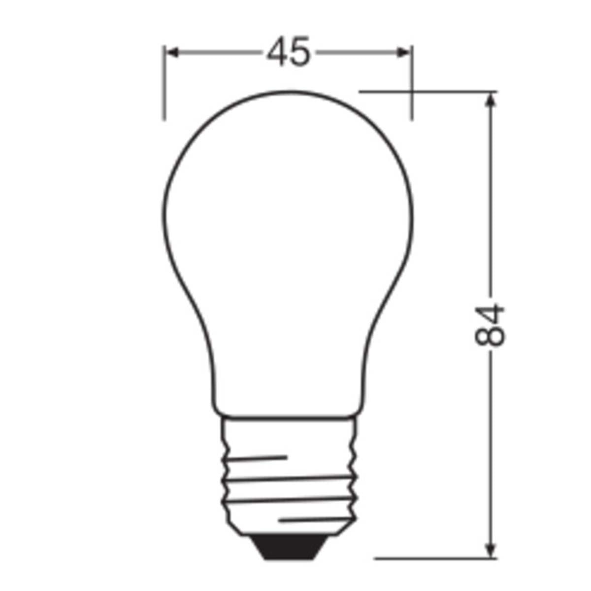 Pack de 3 Bombillas LED Esféricas Cristal Mate E27 4W Luz Cálida Osram Blanco-2