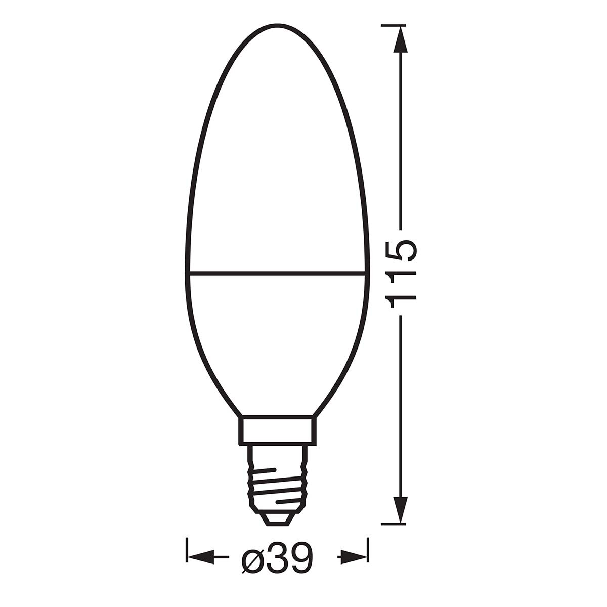 Bombilla LED Inteligente E14 4,9W Blanco-2