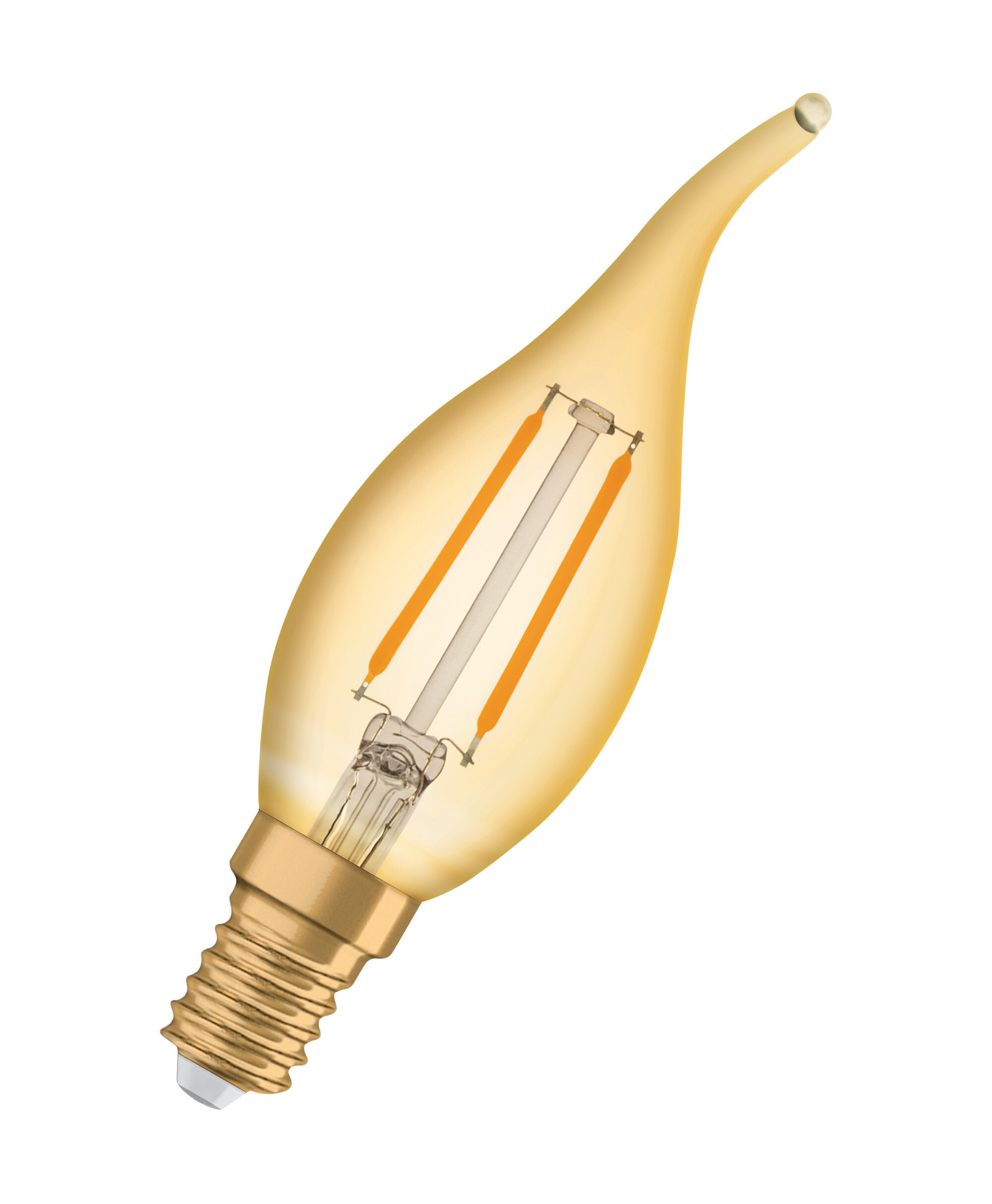 Imagen 0 de Bombilla LED Vela 2.5W 2400K Oro E14