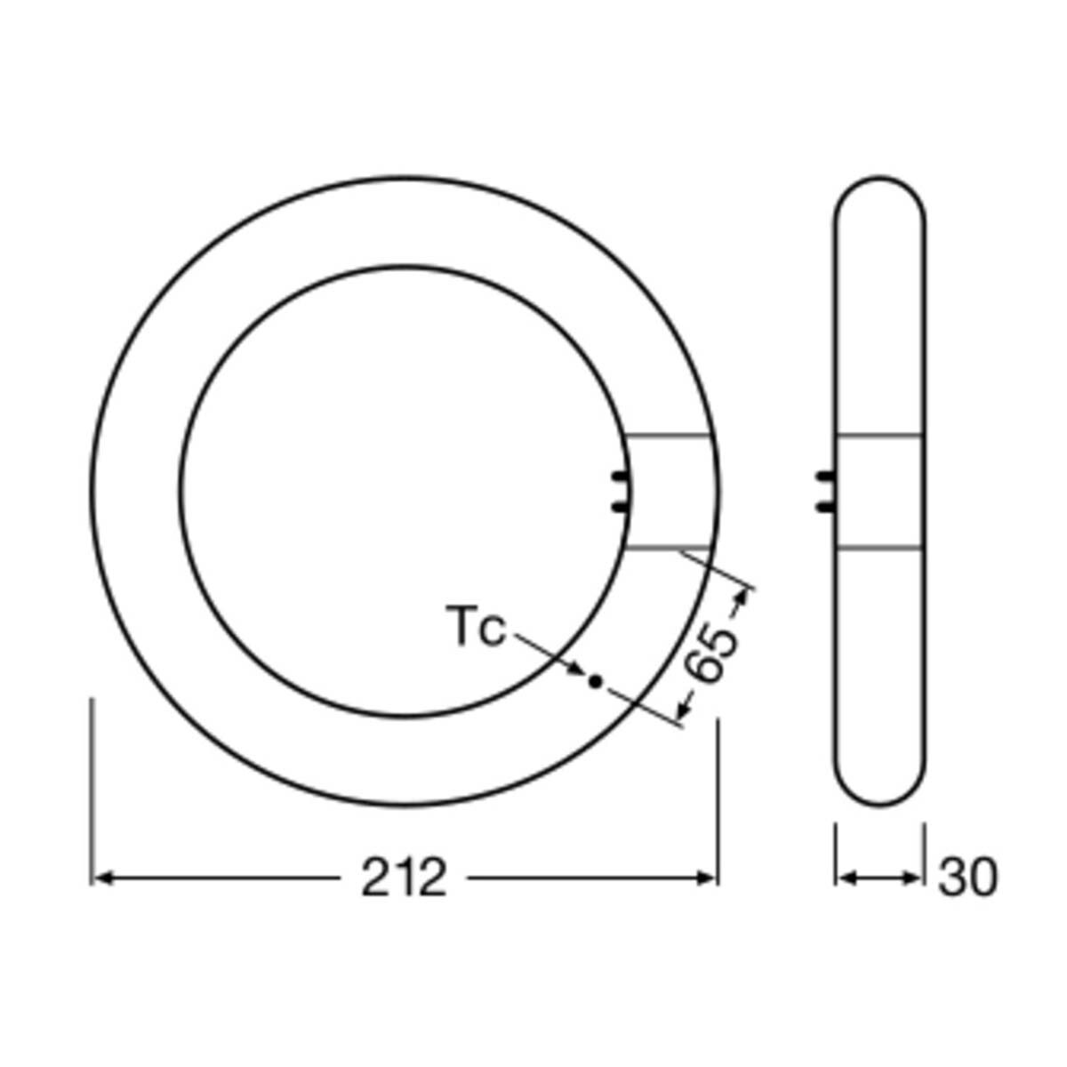 Tubo LED Circular 11W 4000K Blanco-3