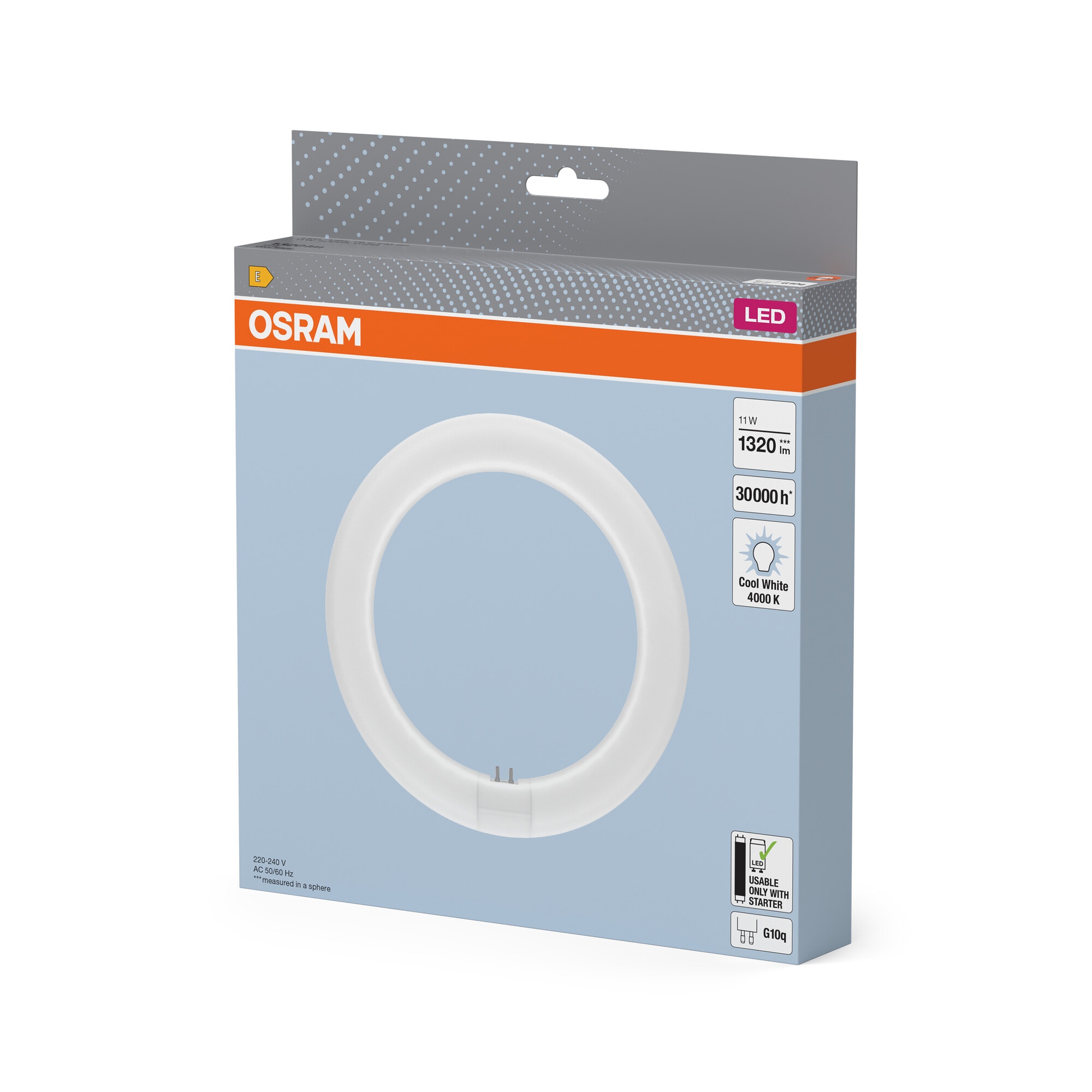 Tubo LED Circular 11W 4000K Blanco-4