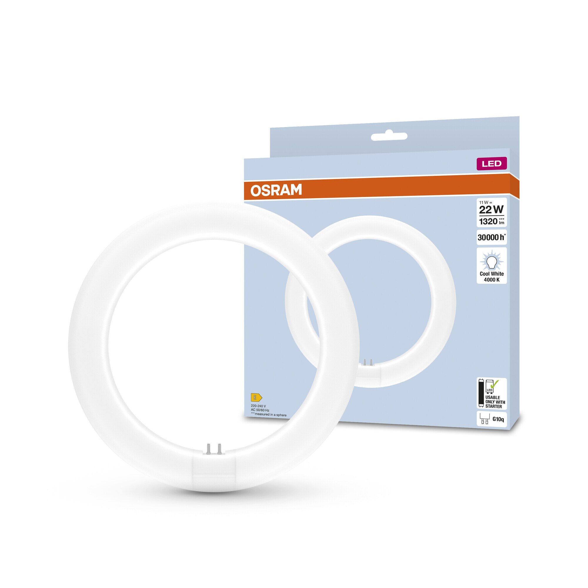 Tubo LED Circular 11W 4000K Blanco-7