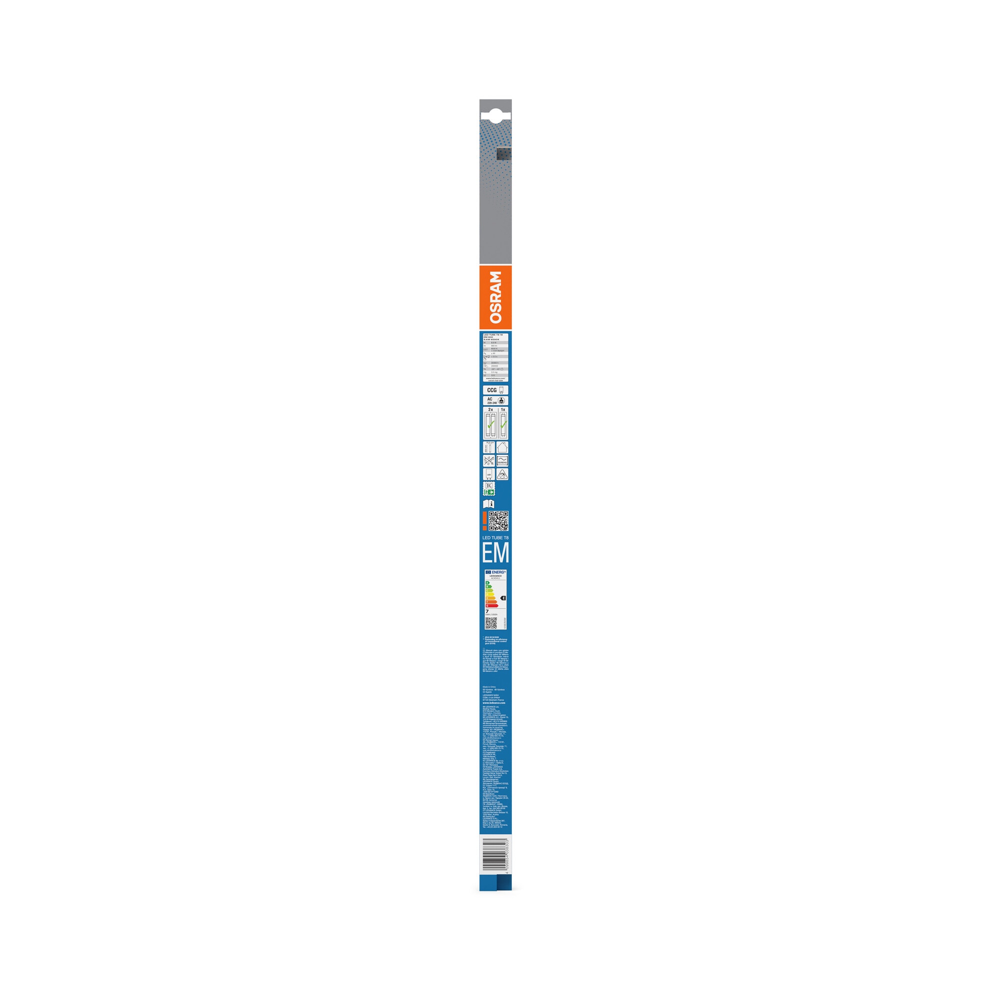 Tubo LED 6,6W 60cm 6500K Blanco-5
