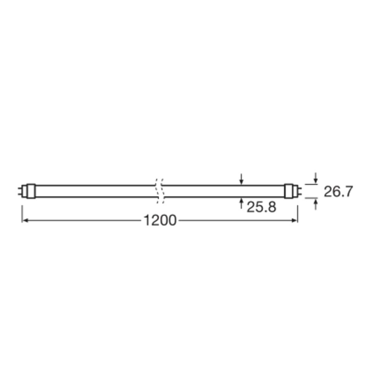Tubo LED 15W 120cm 4000K Blanco-3