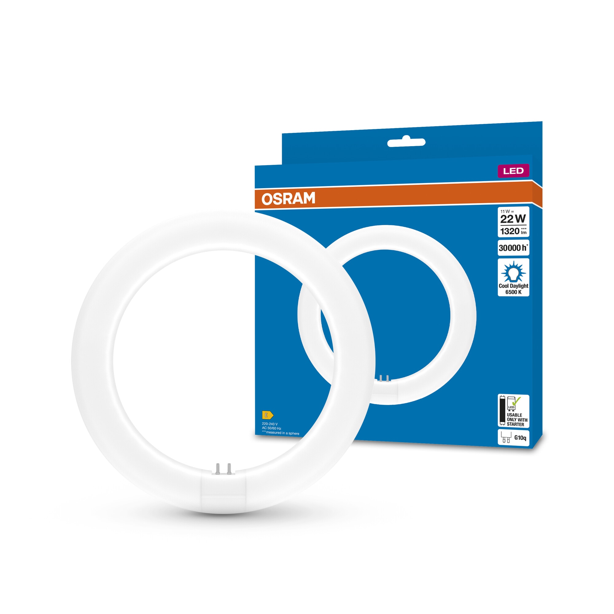 Tubo LED Circular 11W 6500K Branco-7