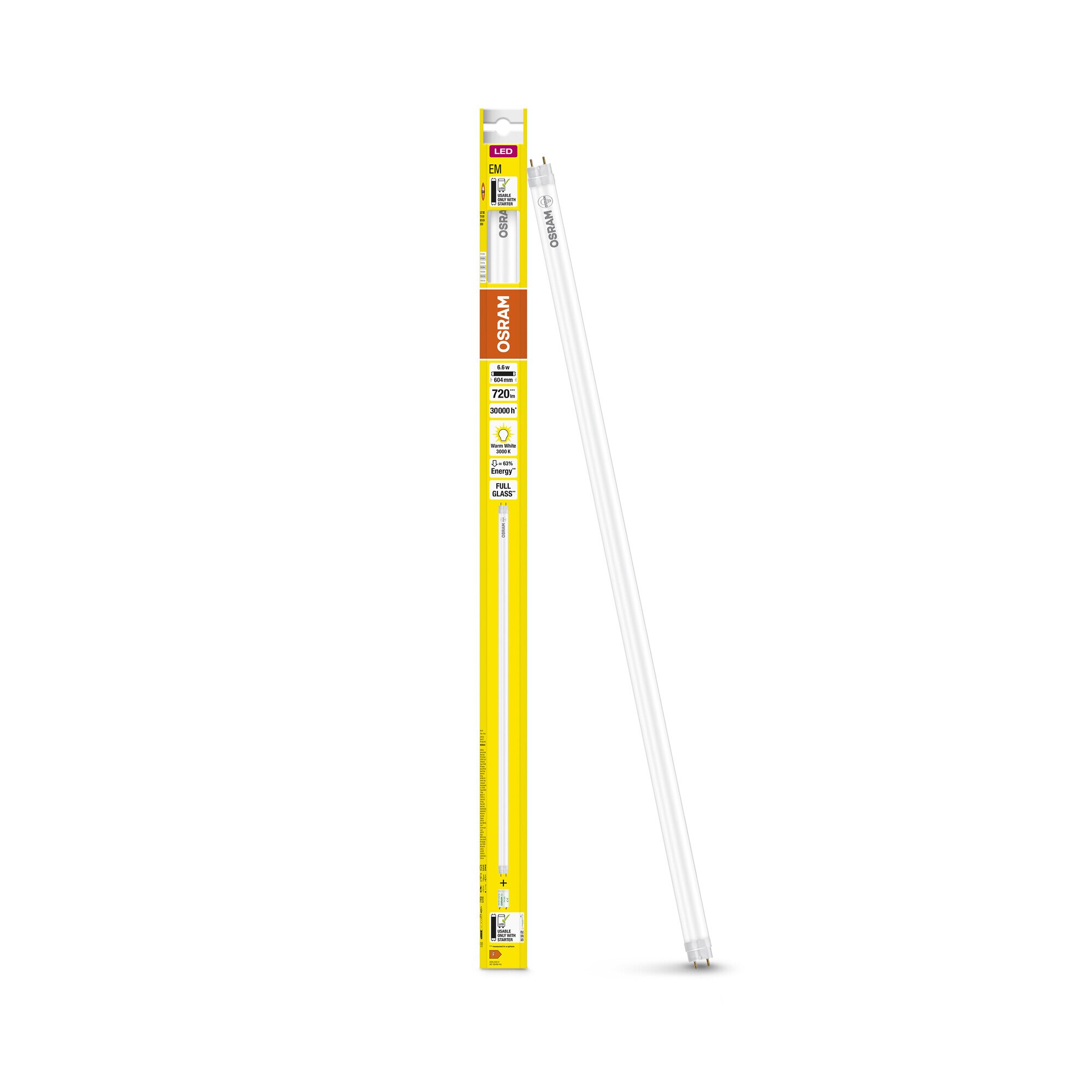 Tubo LED 6,6W 60cm 3000K Blanco-7