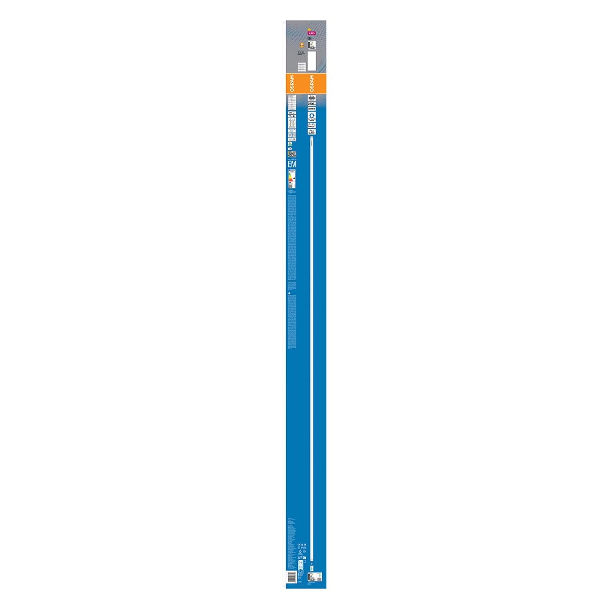 Tubo LED 18,3W 150cm 6500K Blanco-6