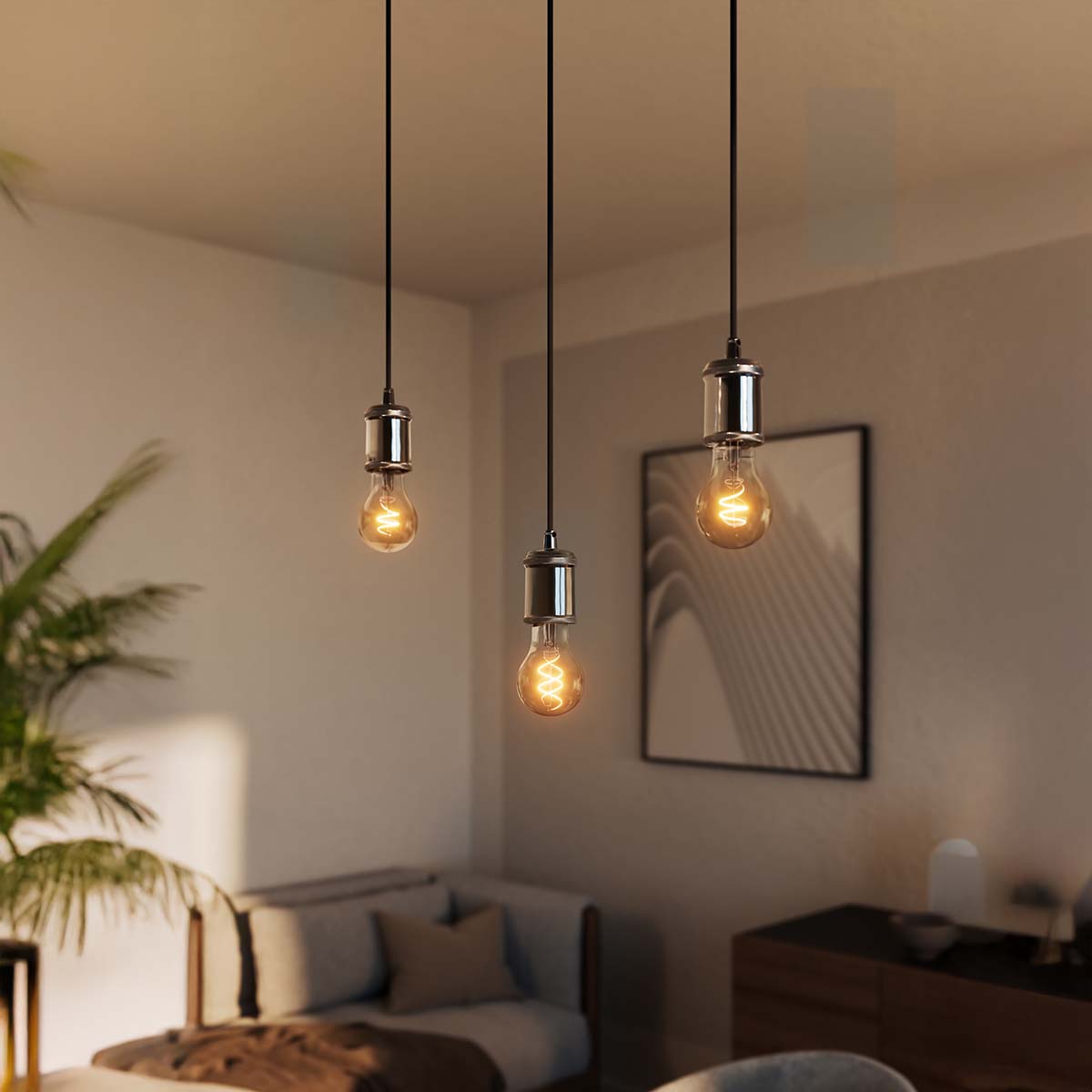 Bombilla LED Vintage Espiral 8W E27 2700K Dorado-2