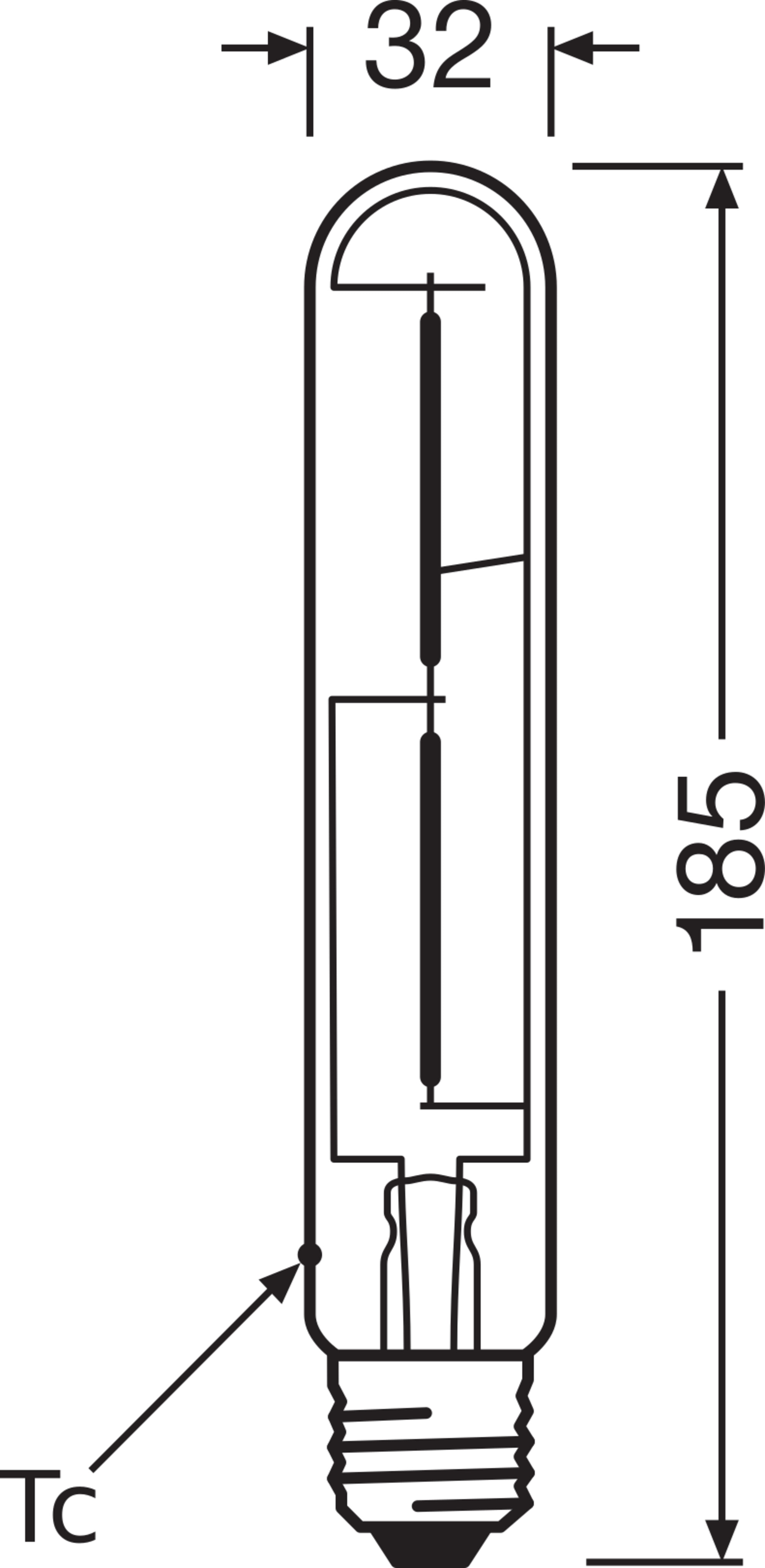 Bombilla LED Tubular 35 Filamento 4W 820 Oro  E27 Dorado-2