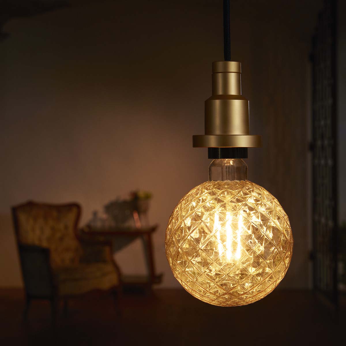 Lâmpada LED 4W 2400K E27  Dourada Dourado-2