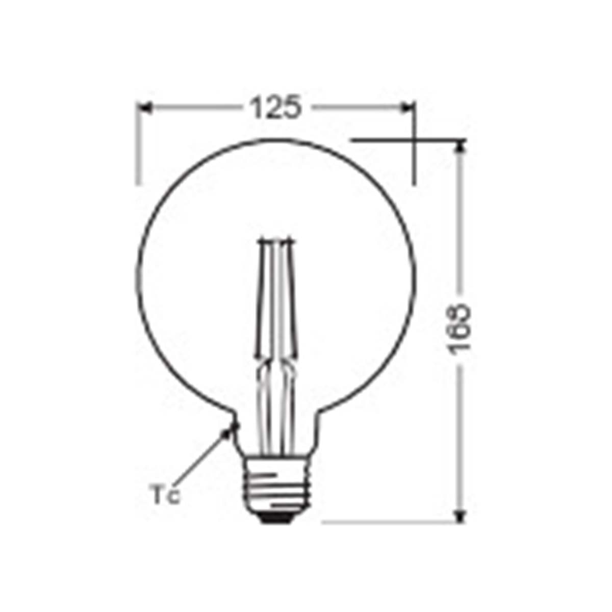 Lâmpada LED 4W 2400K E27  Dourada Dourado-3