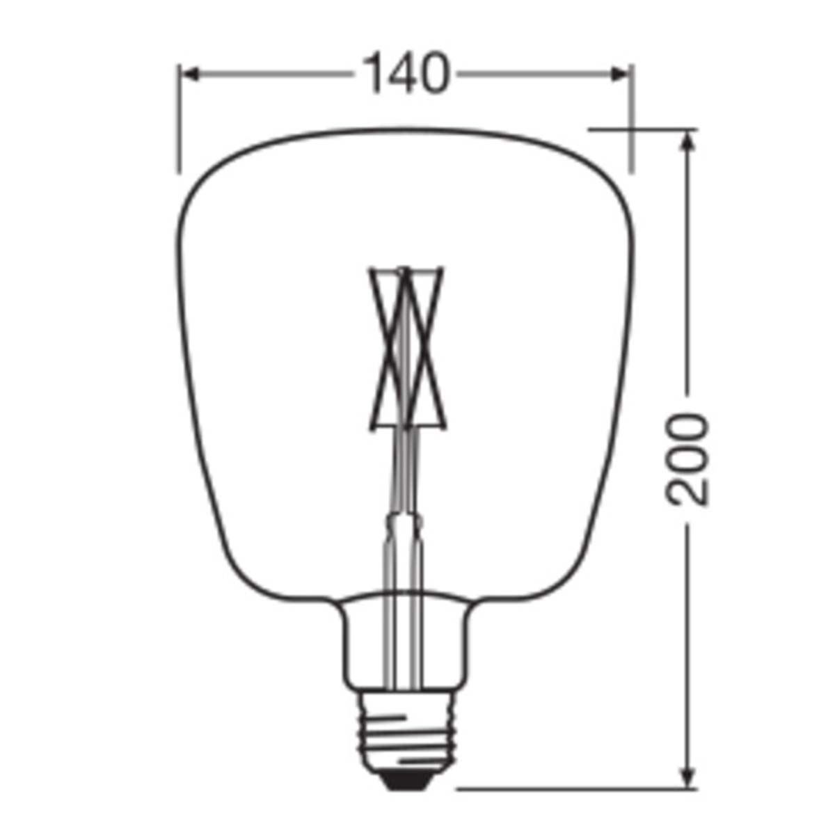 Lâmpada LED 4.5W 1600K E27 Globo de Fumodo Regulável Defumado-3