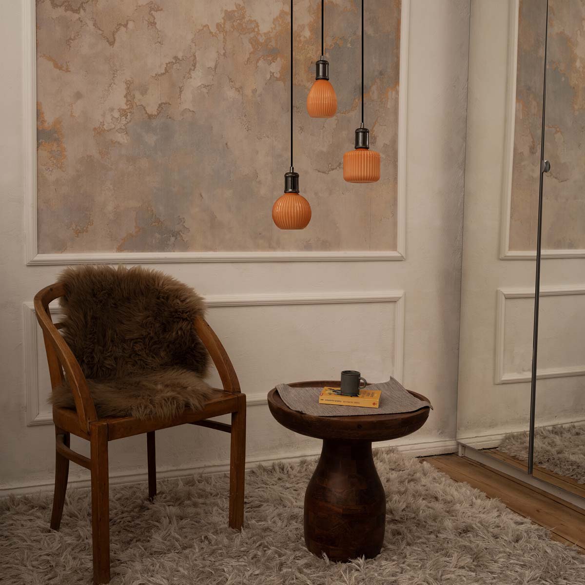 Bombilla LED Decorativa 3,5W 2700K E27 Cristal Naranja Naranja-2