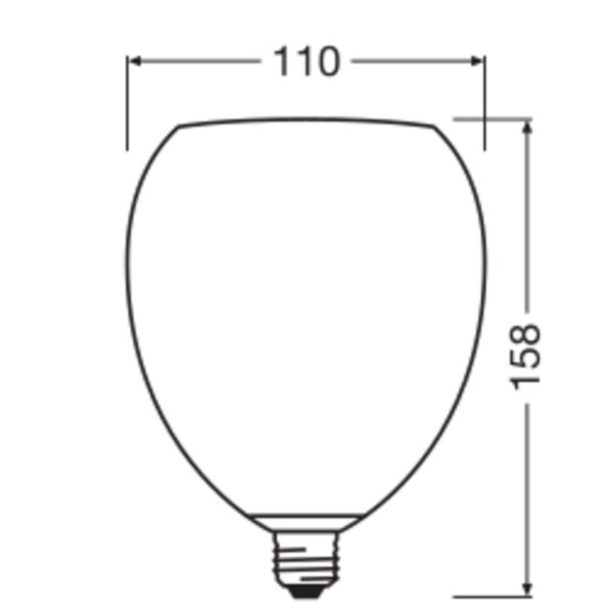 Bombilla LED Decorativa 3,5W 2700K E27Cristal Azul Azul-3