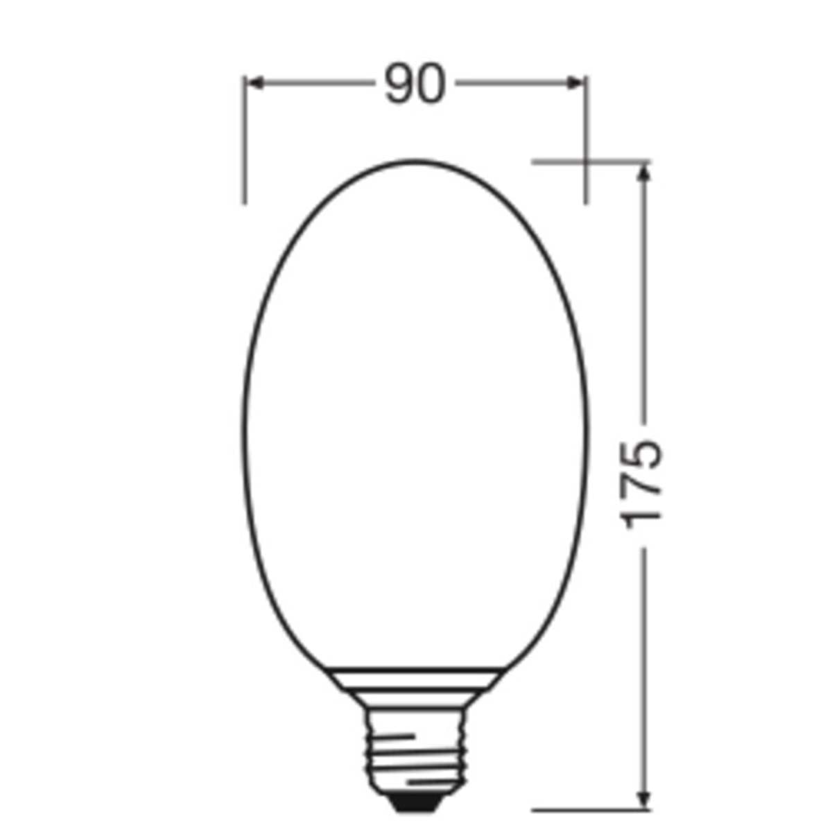 Bombilla LED Decorativa 3,5W 2700K E27 Cristal Marrón Craquelado Ovalada Marrón-3