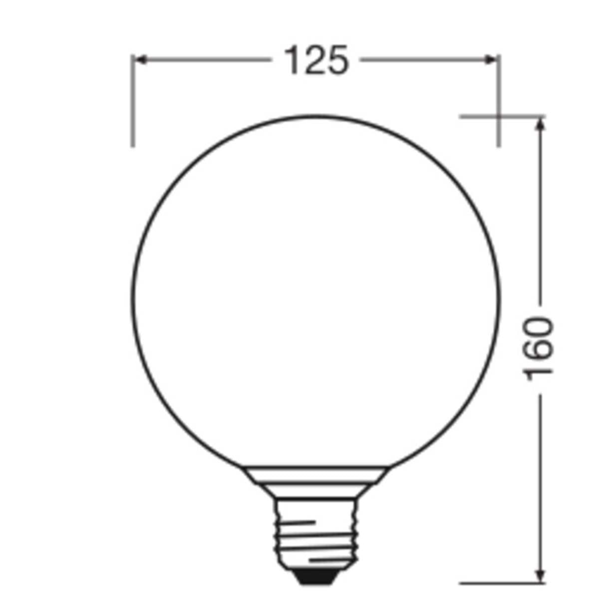 Lâmpada LED Decorativa 3.5W 2700K E27 Azul Castanho Vidroino Redonda Castanho-3