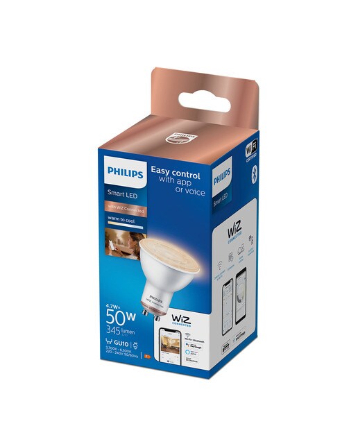Lâmpada LED Inteligente GU10 Foco Regulável - 4,7 W Branco-5