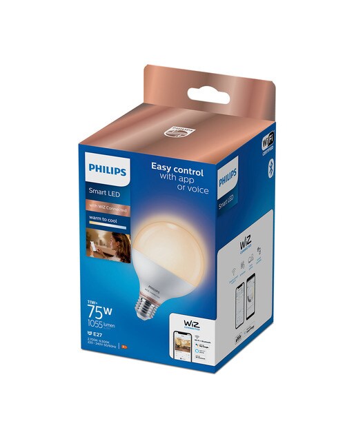 Lâmpada LED Inteligente Globo E27 Regulável - 11 W Branco-5
