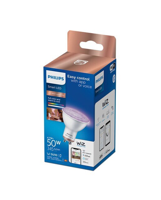 Lâmpada Cor LED Inteligente GU10 Foco Regulável - 4,7 W Cores-5