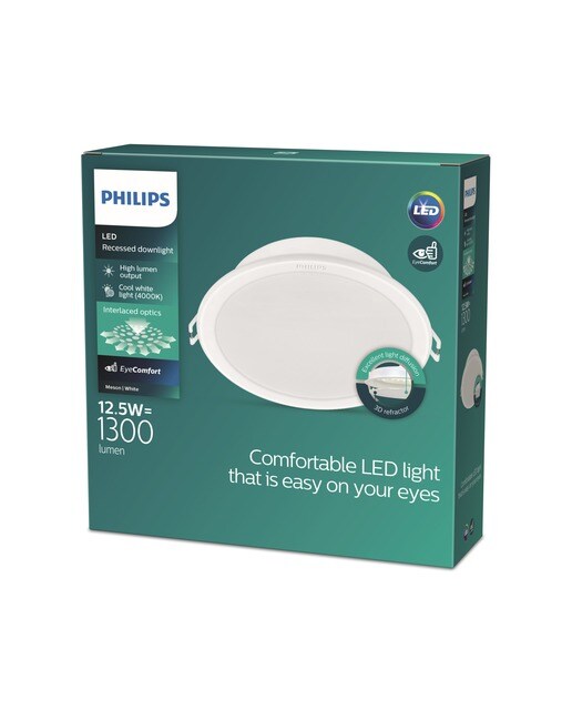DownLight LED Empotrar Redondo 12,5 W 1300 lm 4000 K Blanco-6