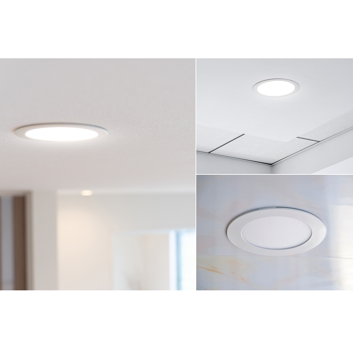 Downlight Empotrar Circular Acrílico GARZA 660lm 40K Ø120 Blanco-3