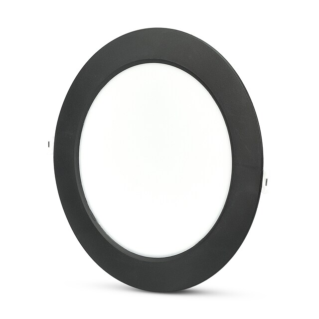 Imagen 0 de Downlight Empotrable Circular Acrílico GARZA 1950lm 18W 65K Ø220mm Negro