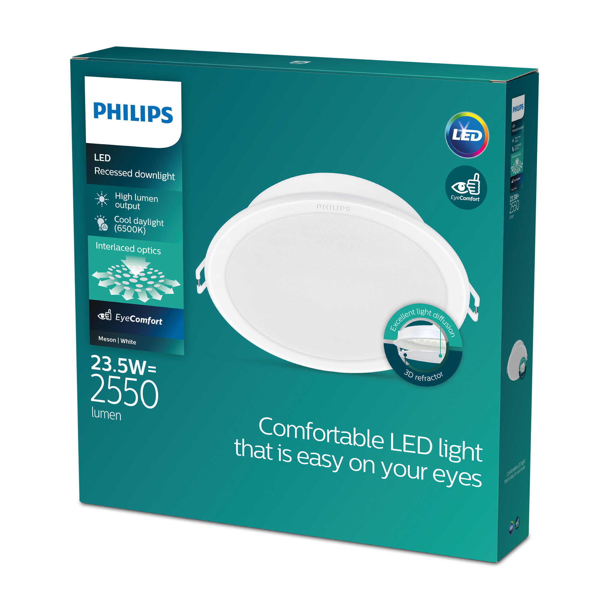 Downlight Empotrar MESON 200mm-23,5W-6500K Blanco-2