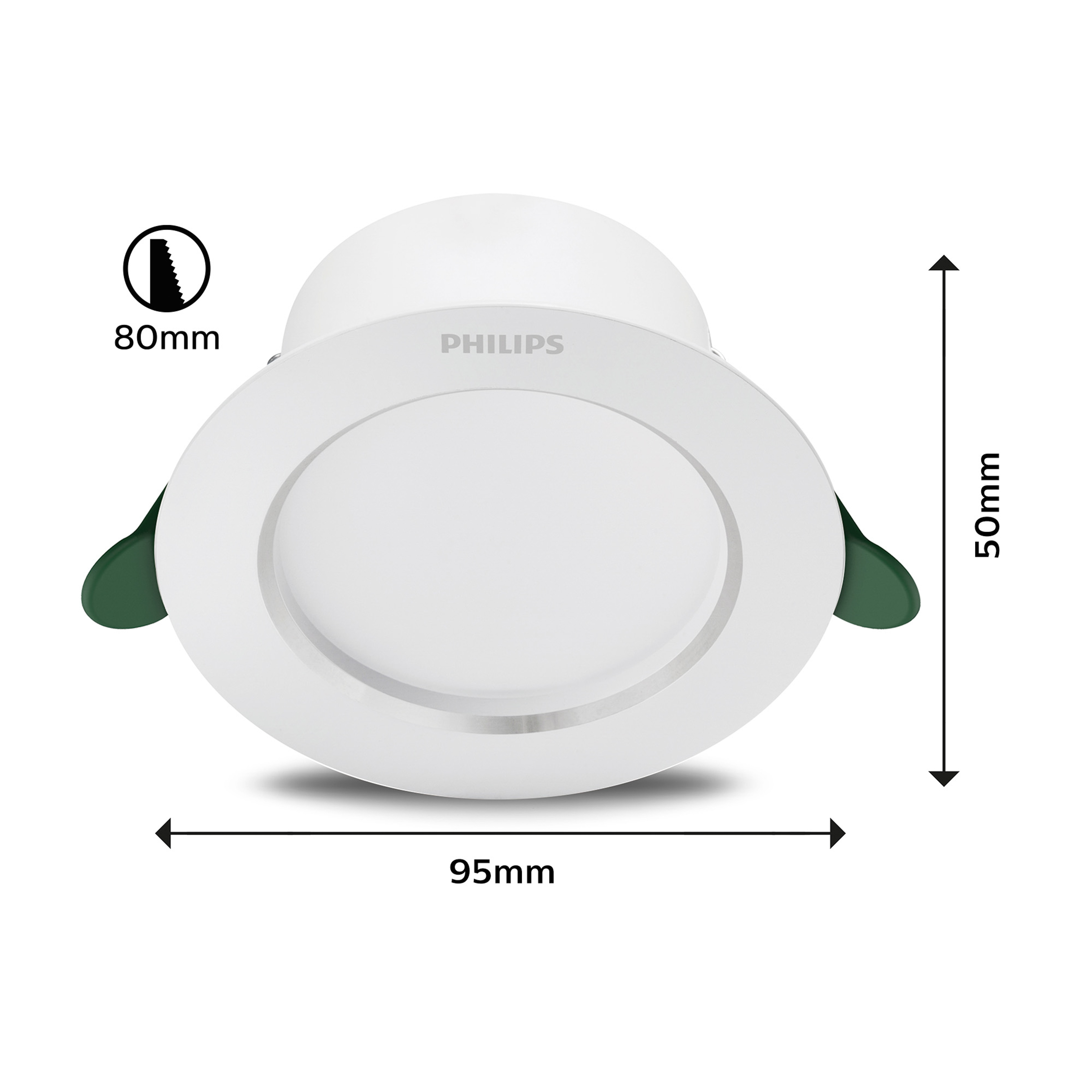 Downlight Empotrar DIAMOND CUT 75mm-3000K Blanco-8