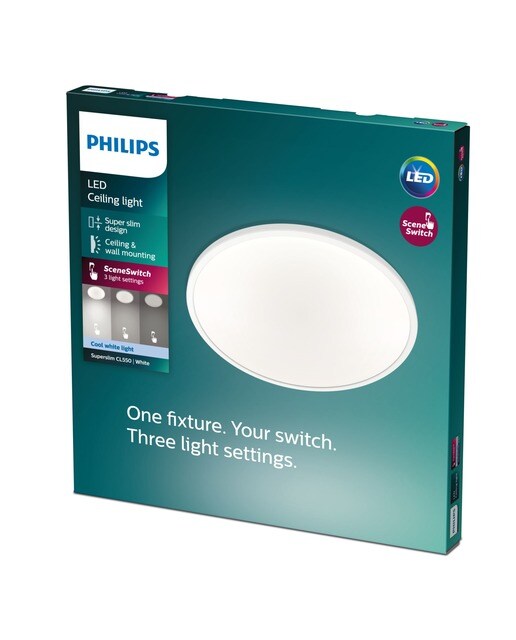 Downlight LED superficie redondo 18 W 1700 lm BCO Luz neutra ( >= 3000 K / <= 5000 K )-5