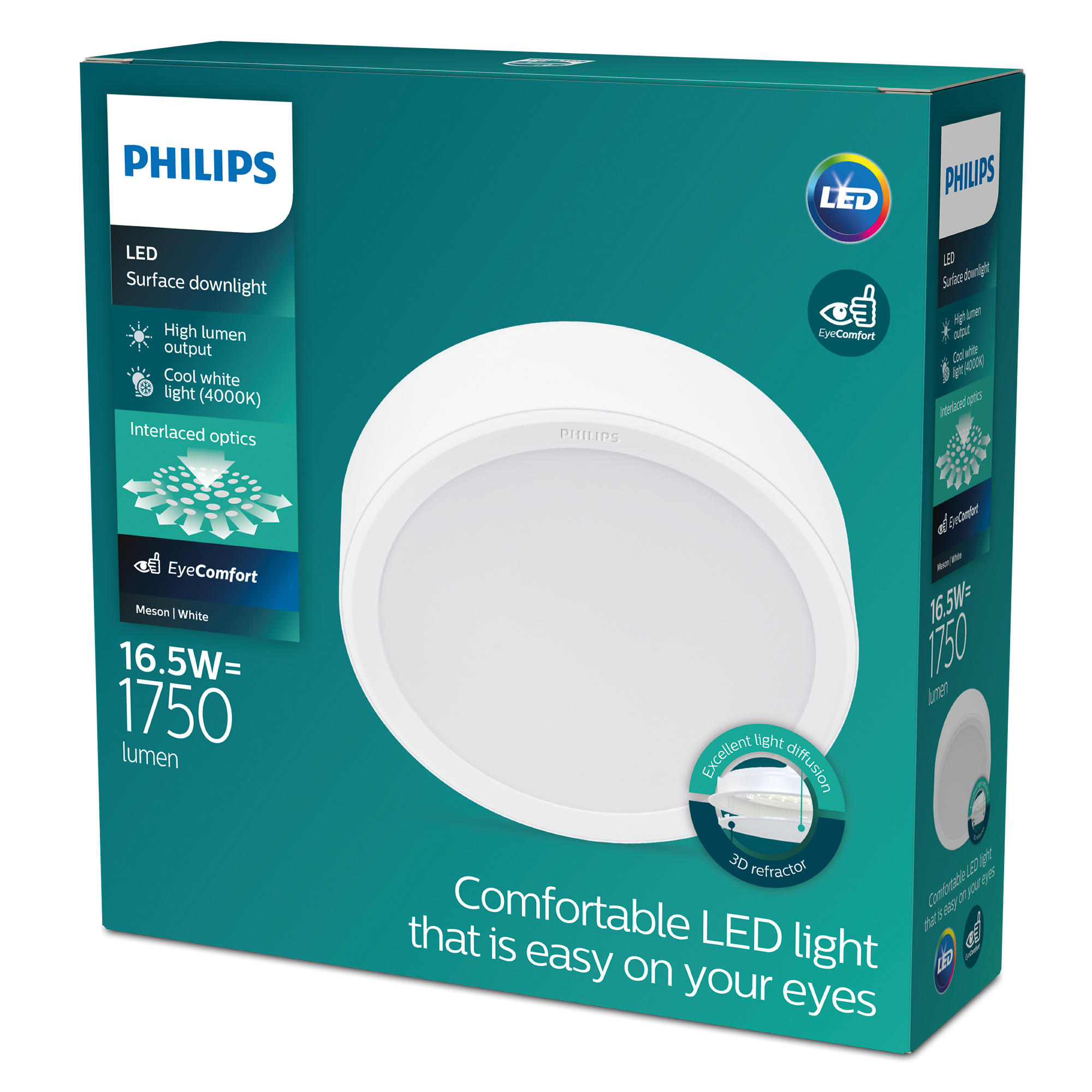 Downlight Superficie MESON 150mm-16,5W-4000K Blanco-2