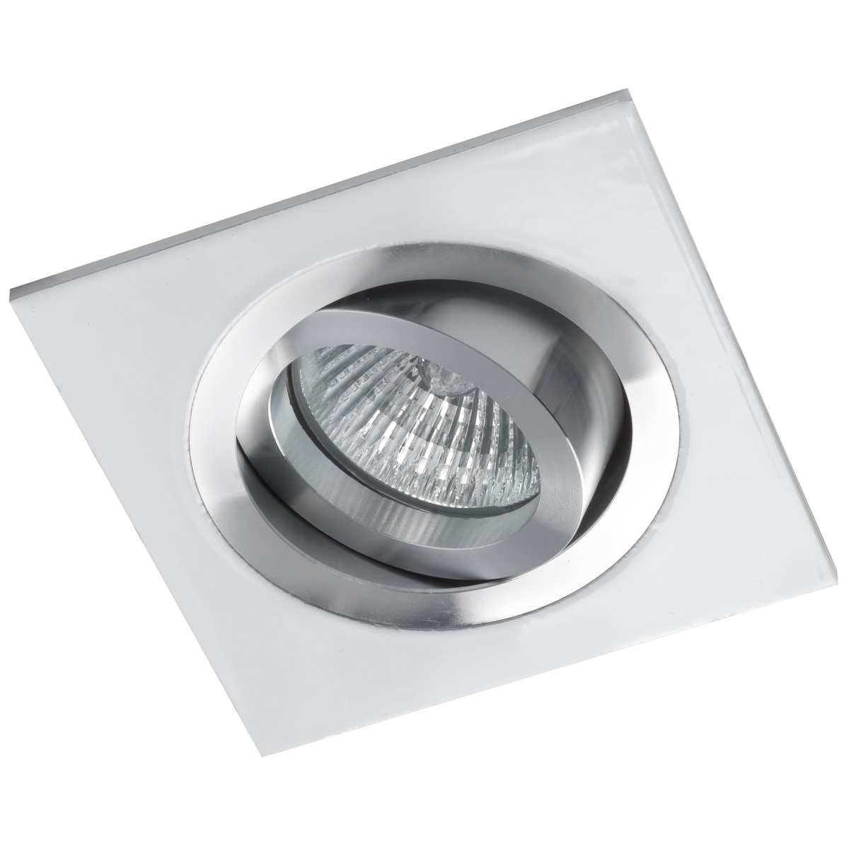 Imagen 0 de Foco Empotrable cuadrado con bombilla GU10 9 W