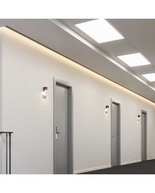 Panel LED Superficie Rectangular 36 W 4300 lm Metal-4