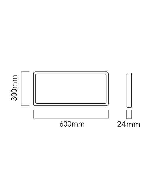 Panel LED Superficie Rectangular 36 W 4300 lm Metal-6