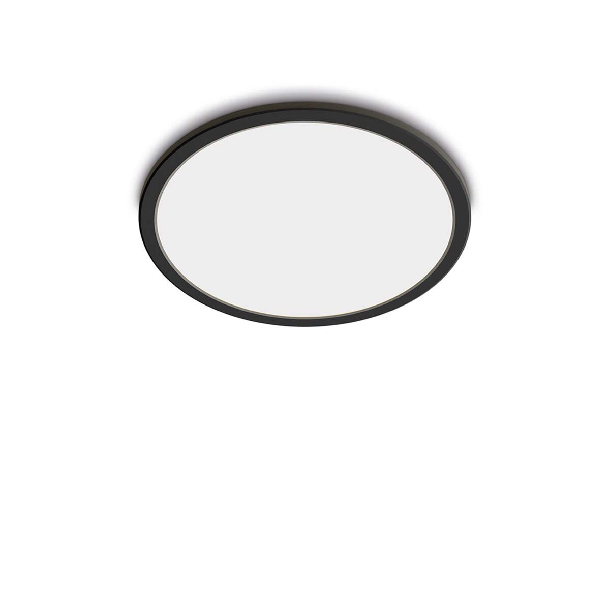 Panel LED Redondo Scene Switch Baño 15W 2700K Ø 25 cm Negro-1