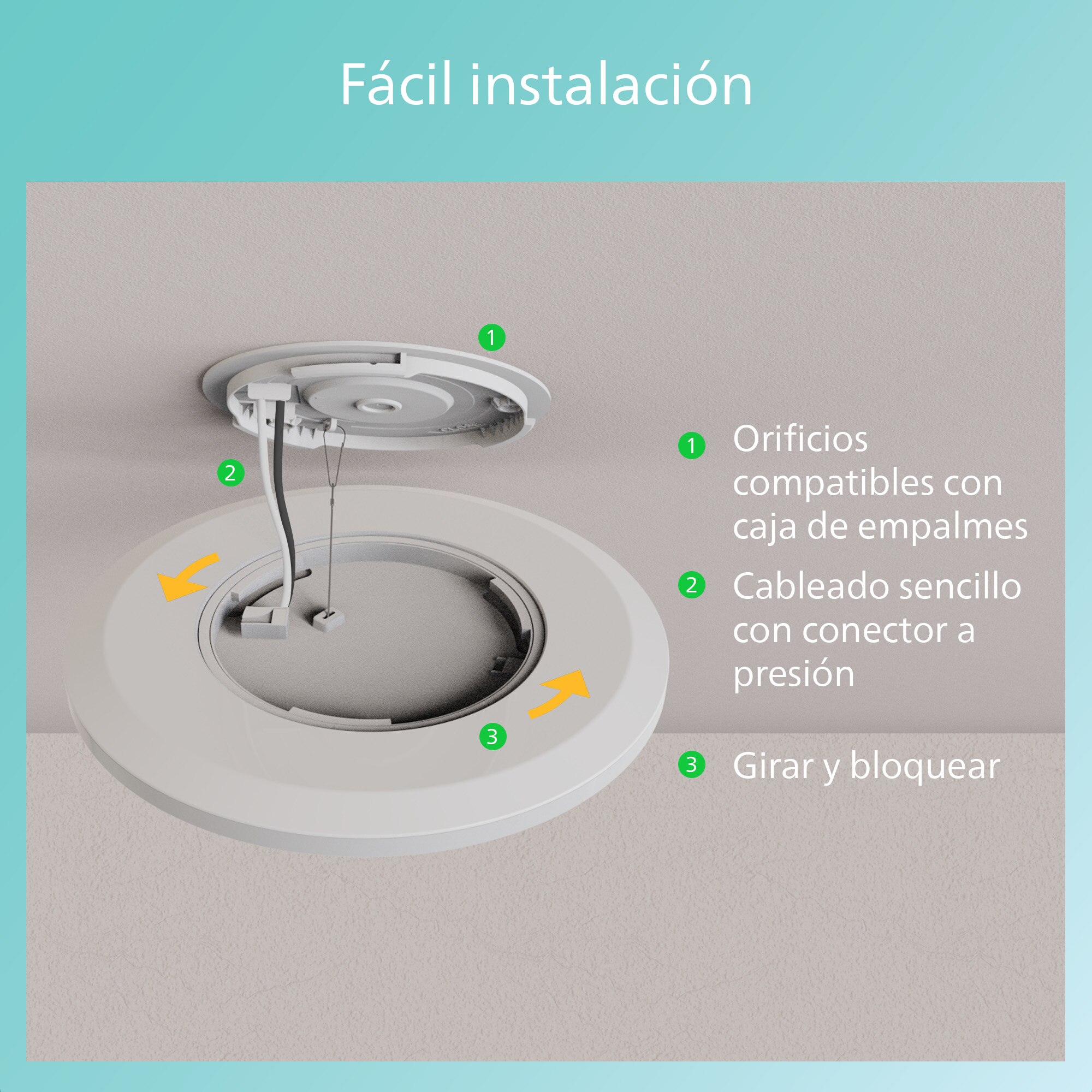 Panel LED Redondo Scene Switch Baño 15W 2700K Ø 25 cm Negro-7