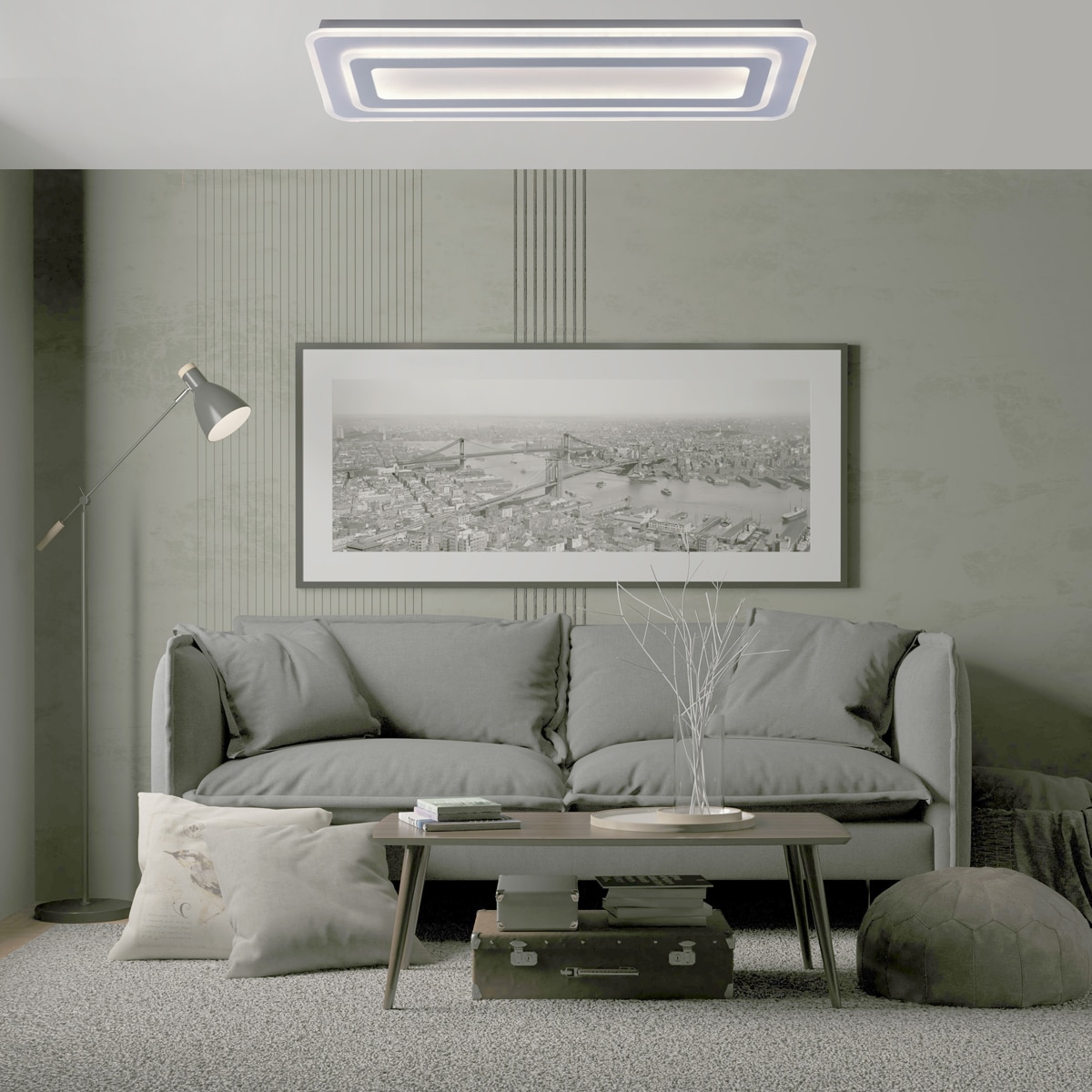 Panel LED Cryn 64W 4000K 5200 lm 900 x 300 mm Blanco-2