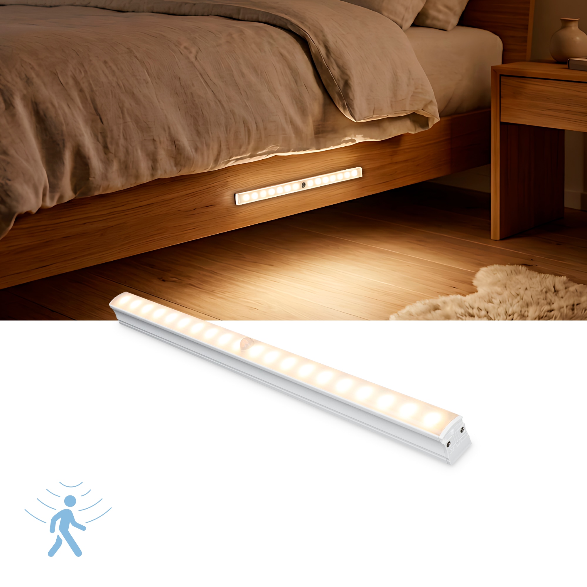 Imagen 0 de Luz LED Grace KSIXsix, 33 cm, Sensor inteligente, 80lm, 20 LEDs, Pilas