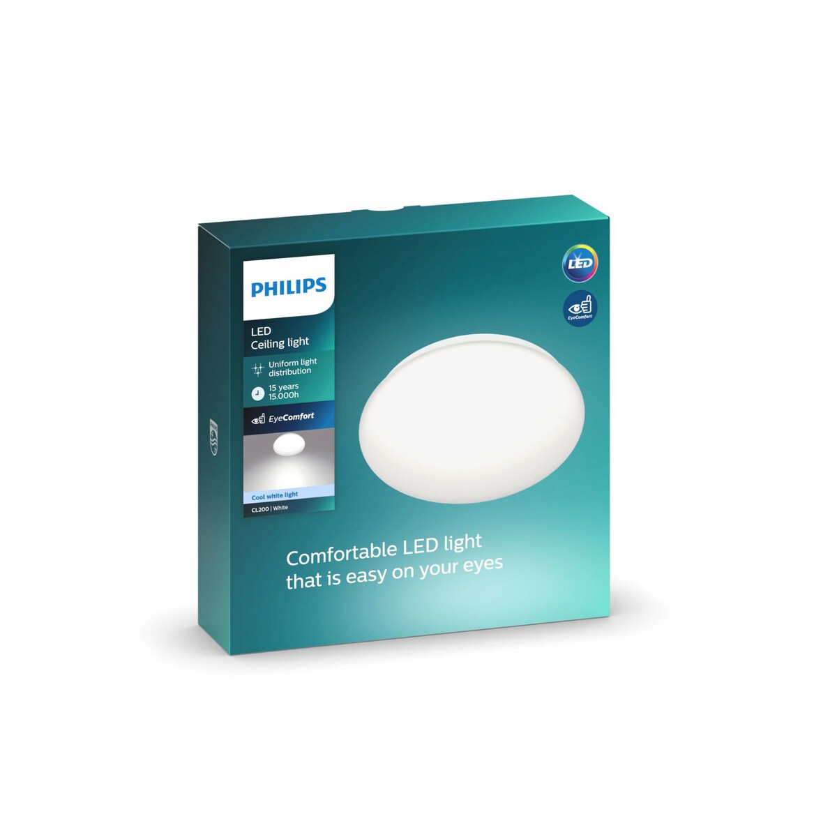 Plafón LED redondo Moire 17W 1900lm 4000K Blanco-2