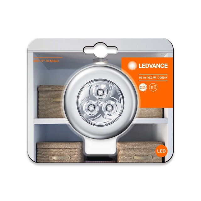Luz guía LED a pilas DOT-IT Classic Gris-2