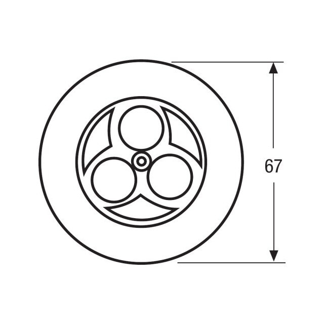 Luz guía LED a pilas DOT-IT Classic Gris-4