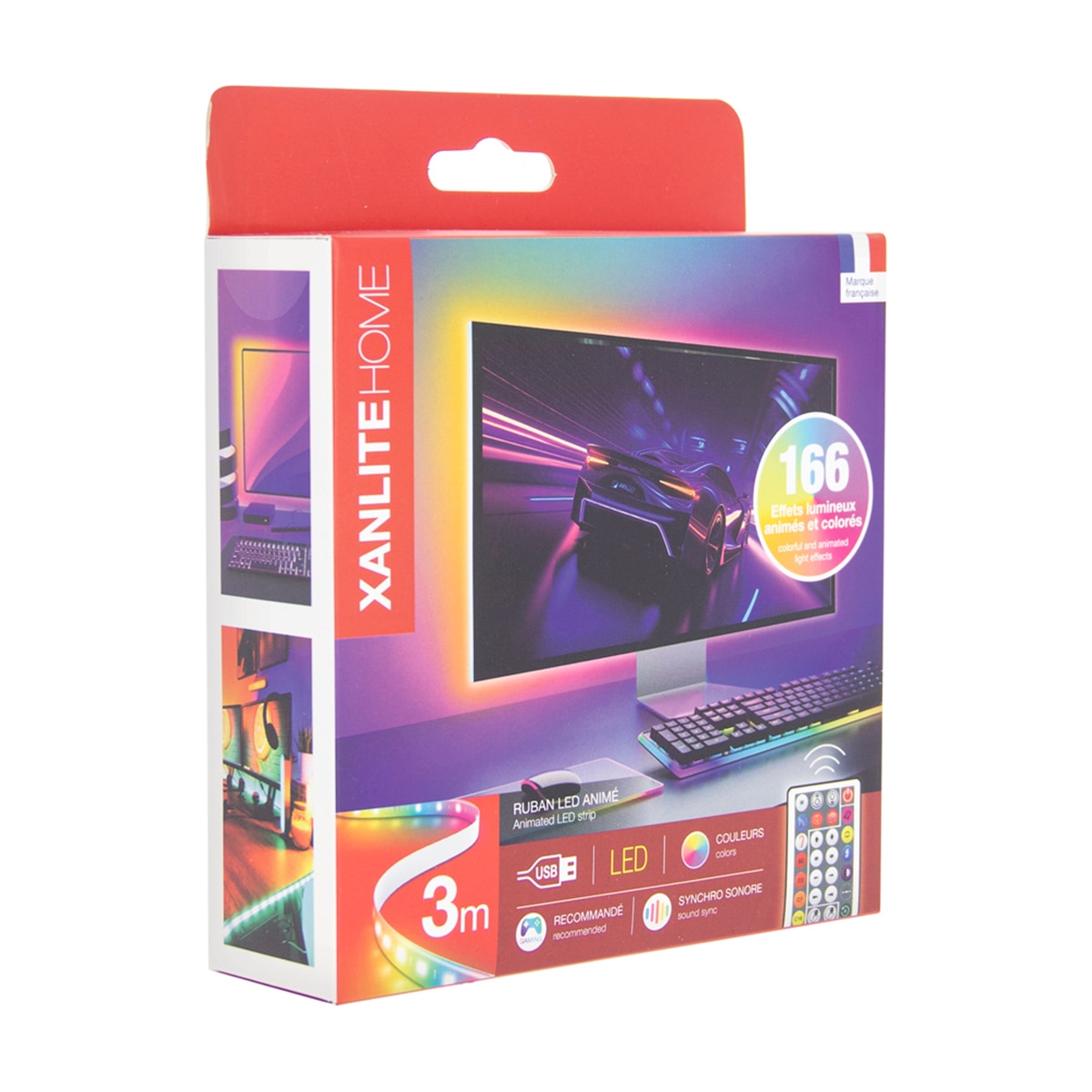 Tira de Luz LED RGB Digital 3 m Multicolor-2