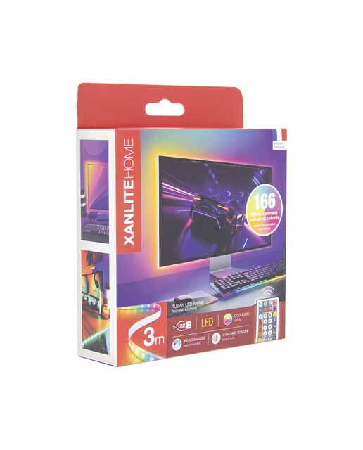 Tira de Luz LED RGB Digital 3 m Multicolor-6