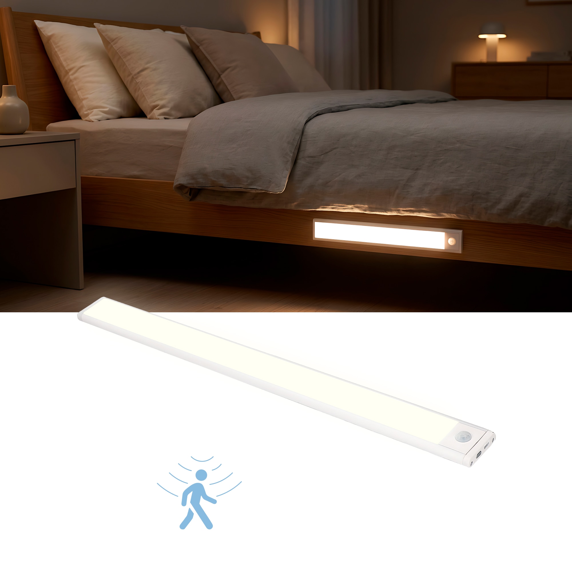 Imagen 0 de Luz Led con Sensor Recargable 30 cm