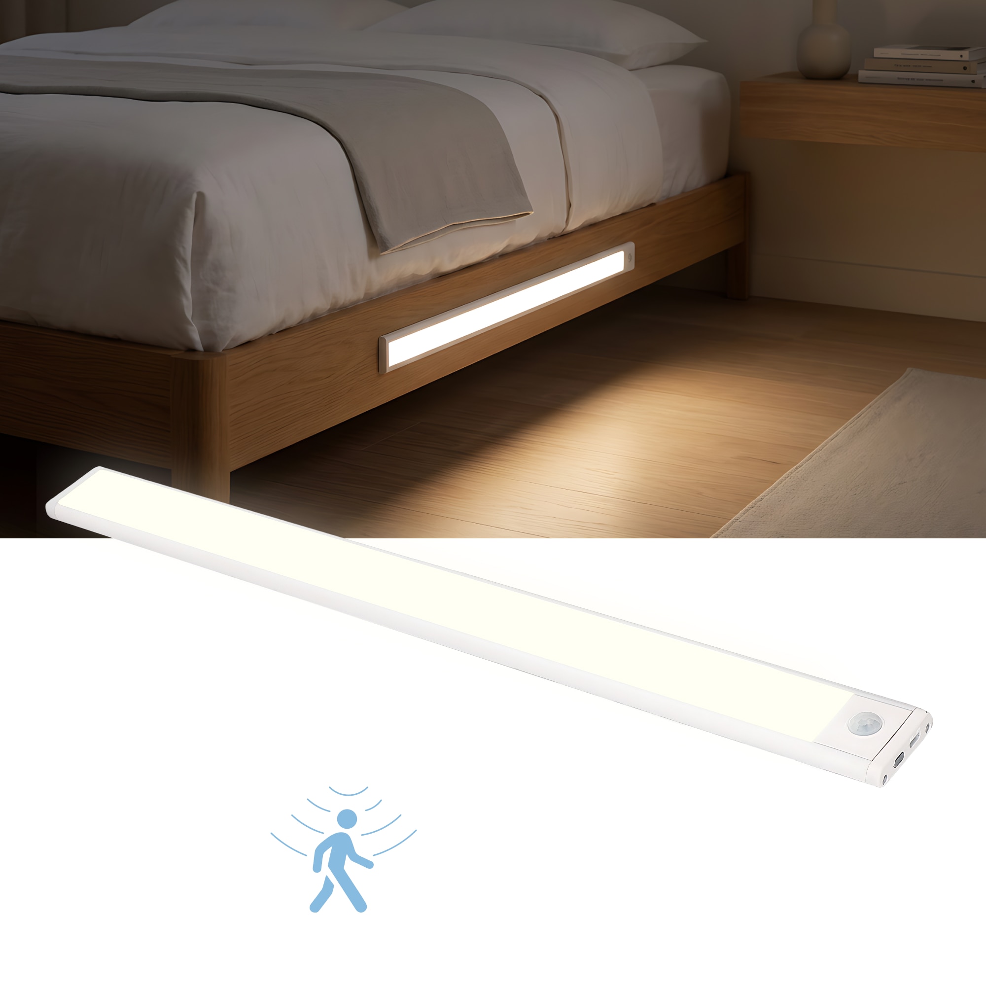 Imagen 0 de Luz Led con Sensor Recargable 60 cm